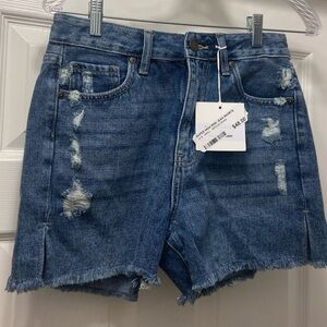 JBD brand size small denim jean shorts. No stretch.